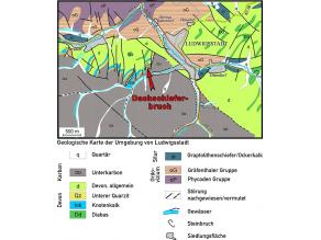 Geologische Karte der Umgebung von Ludwigsstadt