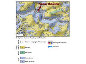 Geologische Karte der Umgebung von Tüchersfeld