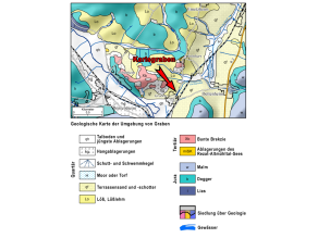 Geologische Karte der Umgebung des Karlsgrabens