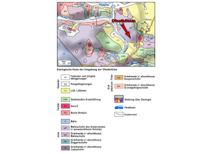 Geologische Karte der Umgebung der Ofnethöhlen