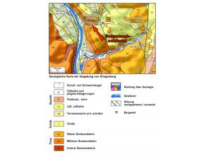 Geologische Karte der Umgebung der Seltenbachschlucht