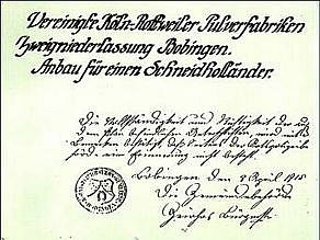 Handschriftliche Aufzeichnung - Akten aus Archiv 