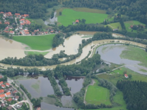 Hochwasser an der Loisach