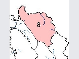 Ausschnitt der Bayernkarte mit der Landschaftseinheit Ausschnitt der Bayernkarte mit der Landschaftseinheit