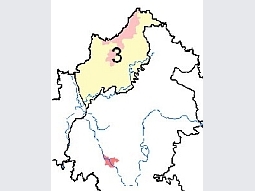 Ausschnitt der Bayernkarte mit der Landschaftseinheit Ausschnitt der Bayernkarte mit der Landschaftseinheit