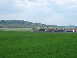 Landschaftsaufnahme des fränkischen und schwäbischen Keuper-Lias-Lands