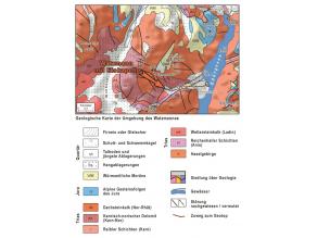 Geologische Karte der Umgebung des Watzmanns