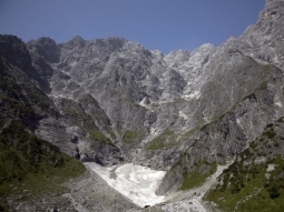 Das Watzmann-Massiv mit Eiskapelle