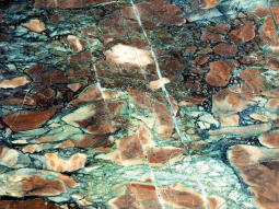 Detailaufnahme des Marmors