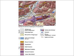 Geologische Karte der Umgebung von Garmisch-Partenkirchen