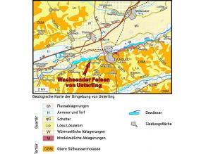 Die Geologische Karte der Umgebung von Usterling