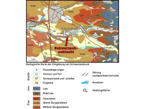 Die Geologische Karte der Umgebung von Schwarzenbruck