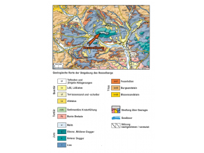 Geologische Karte der Umgebung des Hesselbergs