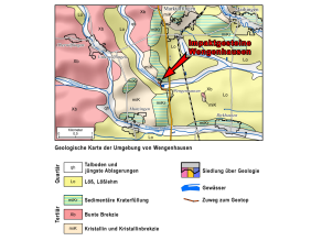 Geologische Karte der Umgebung von Wengenhausen