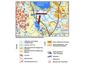 Geologische Karte der Umgebung der Osterseen