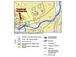 Geologische Karte der Umgebung von Wildenroth