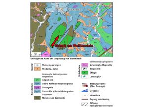 Geologische Karte der Umgebung von Stammbach