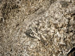 Granit mit Feldspatkristallen