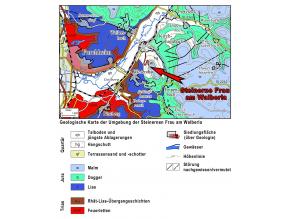 Geologische Karte der Umgebung der Steinernen Frau am Walberla