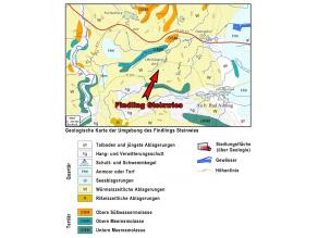 Geologische Karte der Umgebung von Steinwies