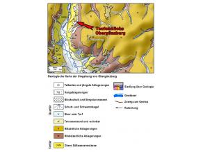Geologische Karte der Umgebung von Obergünzburg