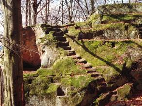 Burgruine Rotenhan aus verschiedenen Blickwinkeln