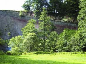 Blick zur Bodenmühlwand