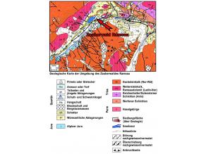 Geologische Karte der Umgebung der Ramsau
