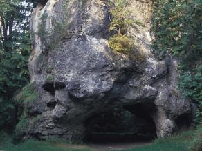 Blick zum großen Lochstein