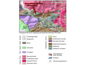 Geologische Karte der Umgebung von Föhrenbühl