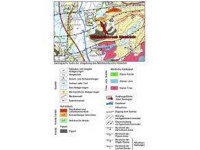 Geologische Karte der Umgebung von Hinteröhr