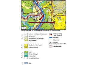 Geologische Karte der Umgebung von Pentling