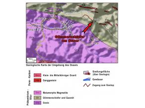 Geologische Karte der Umgebung des Osser