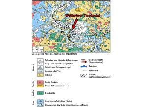 Geologische Karte des Wellheimer Trockentals