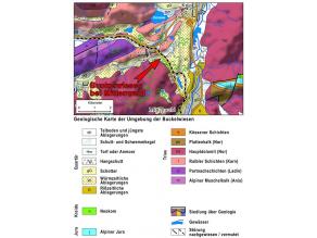 Geologische Karte der Umgebung von Mittenwald