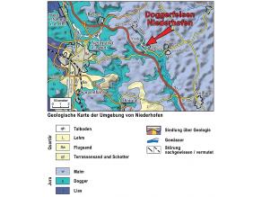 Geologische Karte der Umgebung von Niederhofen