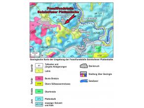 Geologische Karte der Umgebung von Solnhofen