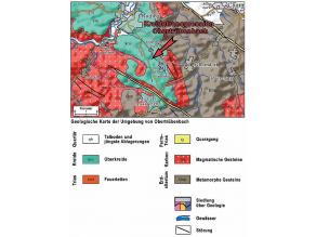 Geologische Karte der Umgebung von Obertrübenbach