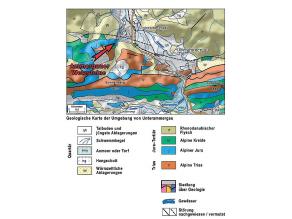 Geologische Karte der Umgebung von Unterammergau