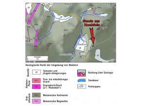 Geologische Karte der Umgebung von Stadlern