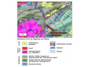 Geologische Karte der Röslauschlucht