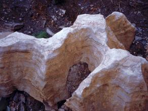 Ausgewaschene gipsführende Schichten