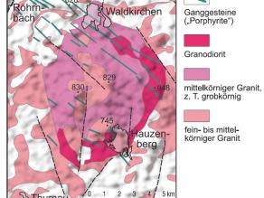 Kartenausschnitt des Gebietes