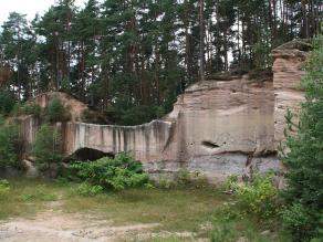 Blick in den Steinbruch