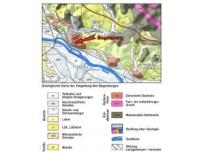 Geologische Karte der Umgebung von Bogen