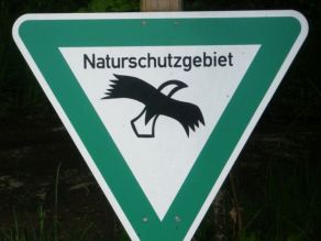 Schild Naturschutzgebiet