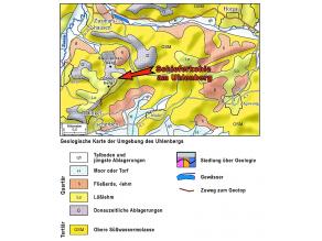 Geologische Karte der Umgebung von Uhlenberg