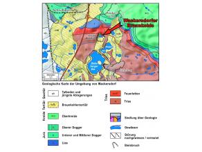 Geologische Karte der Umgebung von Wackersdorf