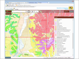 Kartenausschnitt im UmweltAtlas Bayern