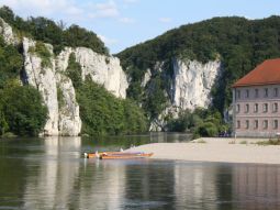 Donau beim Kloster Weltenburg